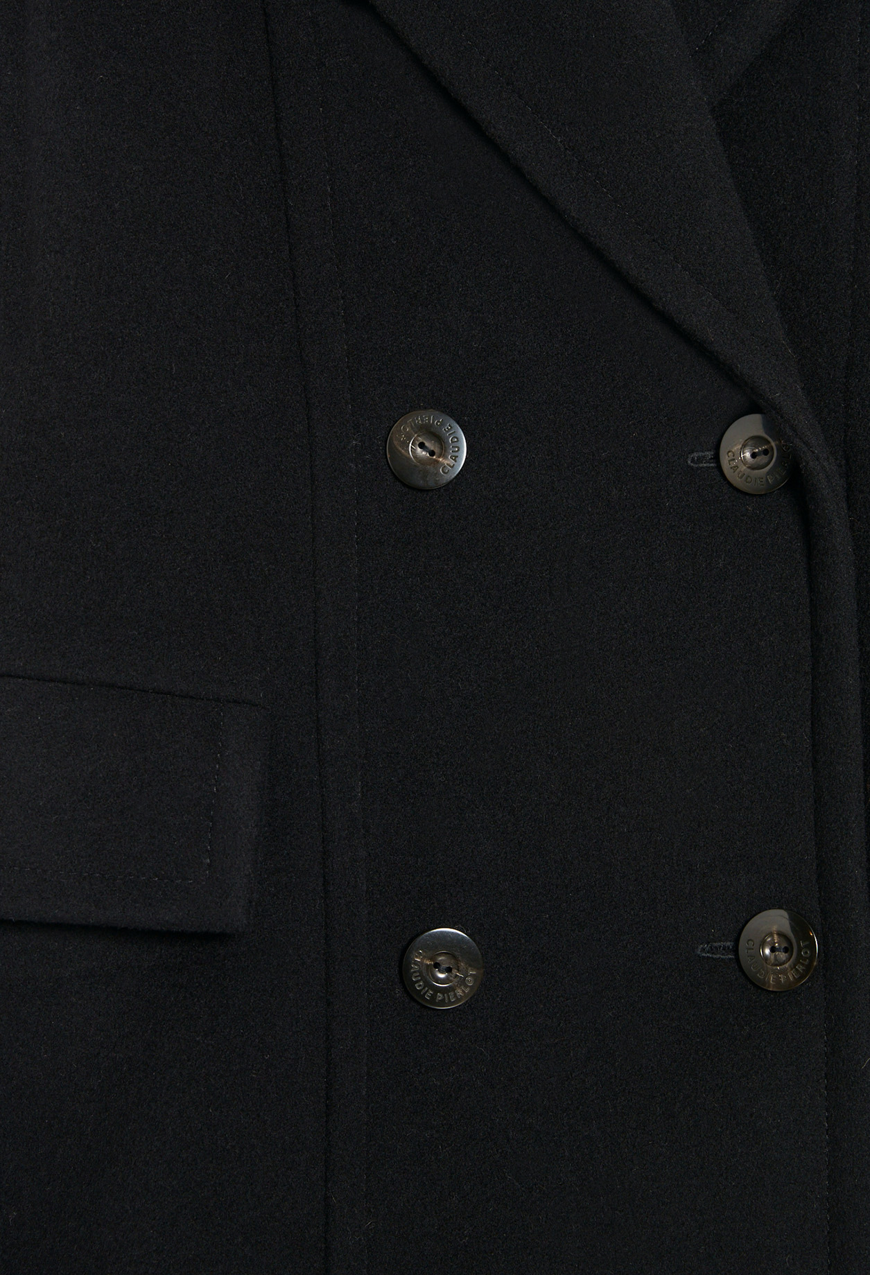 Manteau long croise