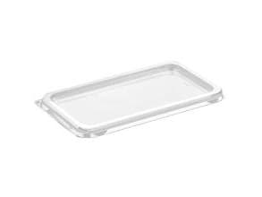 Låg M65-3 179x98x10 mm APET Klar t/PP Bakker K2182 OMPAK 10 ps x 56 stk/krt,10 ps x 56 stk/krt