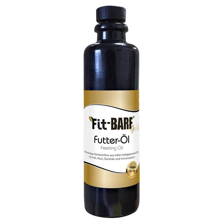 Fit-Barf Gold Futter-Öl Erg.Futterm.für Hunde / Katzen, 200 ml