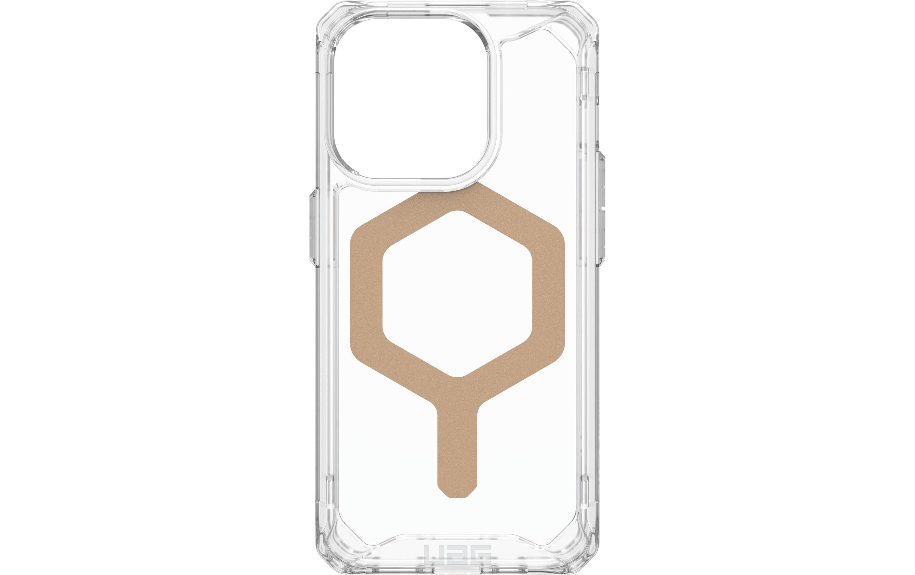 Back Cover Plyo MagSafe Apple iPhone 15 Pro Ice/GoldSchutzhülle für das Apple iPhone 15 Pro