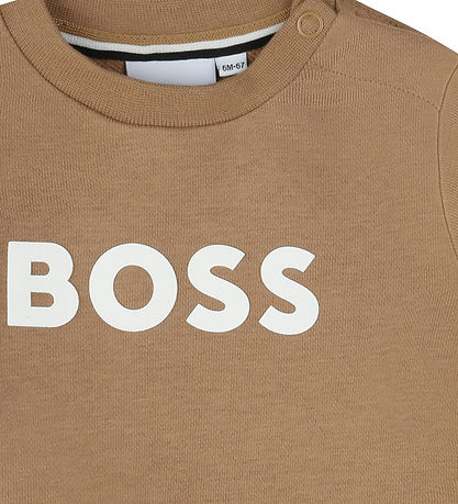 BOSS Sweatshirt - Cookie m. Weiß