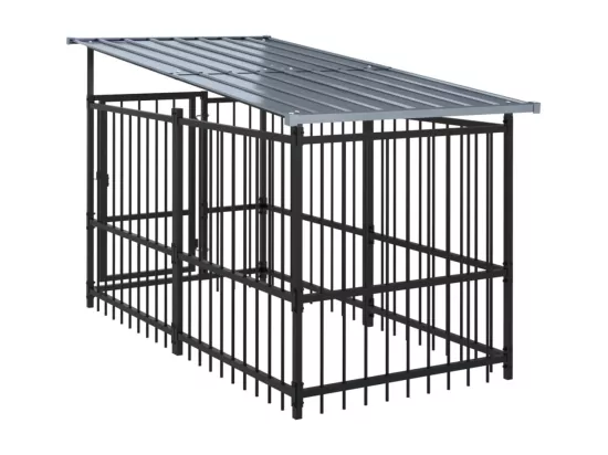 Chenil cage enclos pac noire 782 x 198 x 128 cm 02_0041746