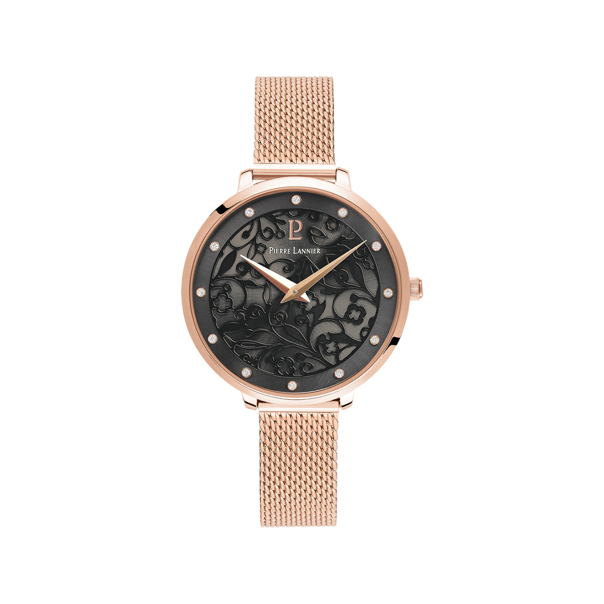 Montre Pierre Lannier femme acier rose