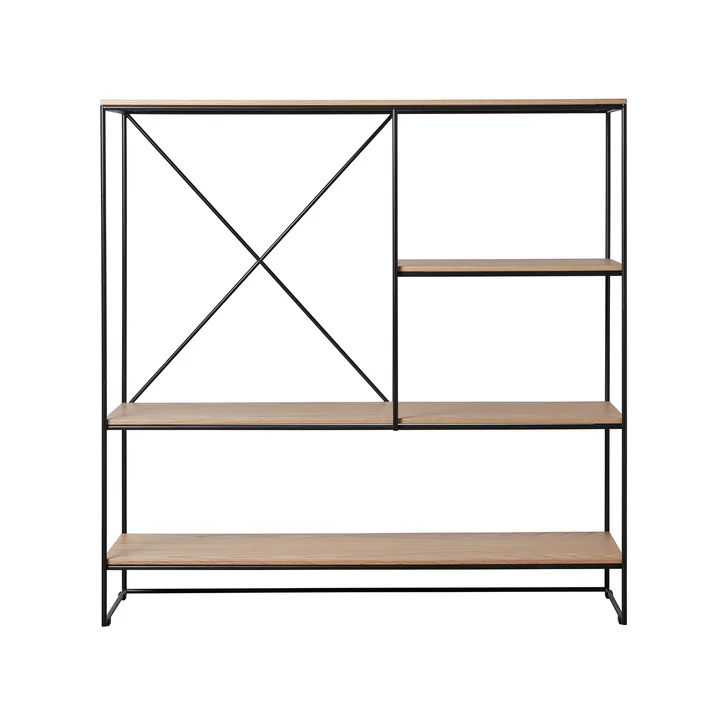 Fritz Hansen - Planner Regal medium, Eiche / schwarz