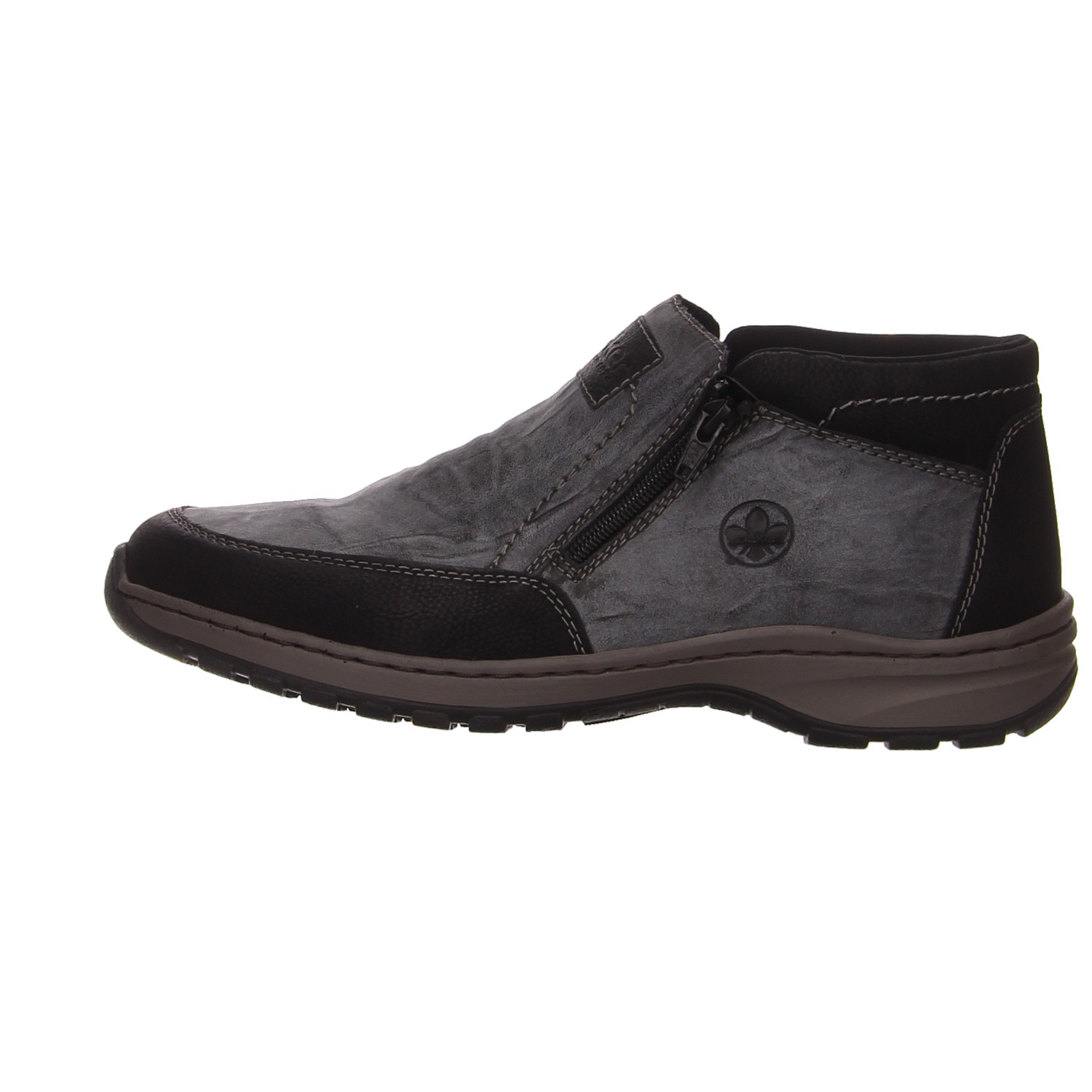 Rieker Stiefel schwarz/kombi schwarz
