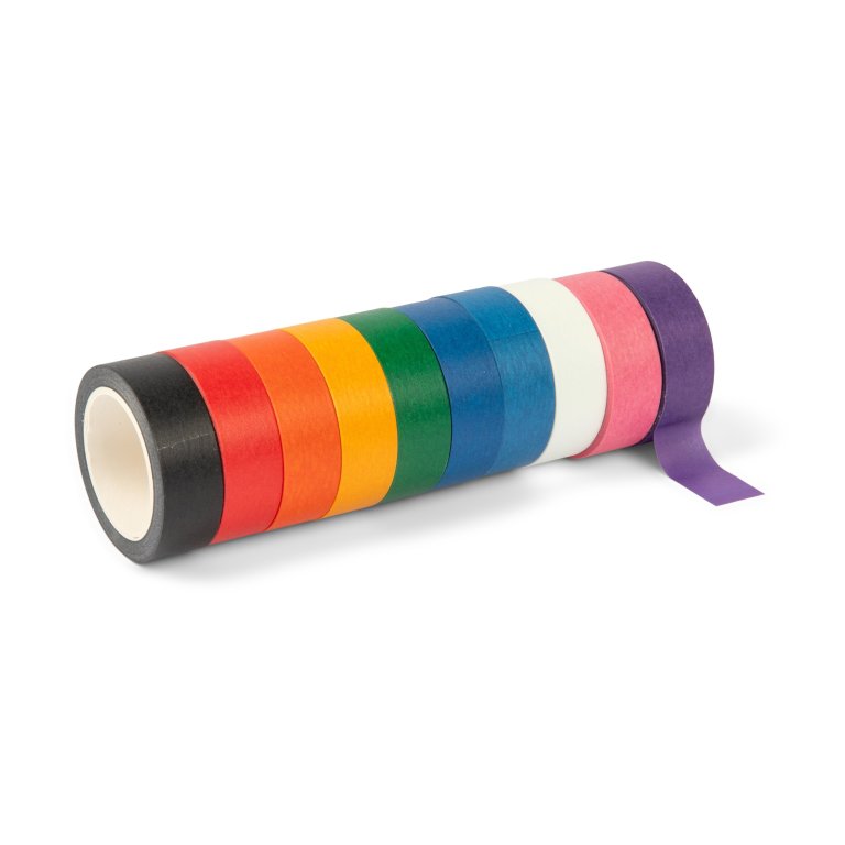Modulor Washi Klebeband Rainbow, Set