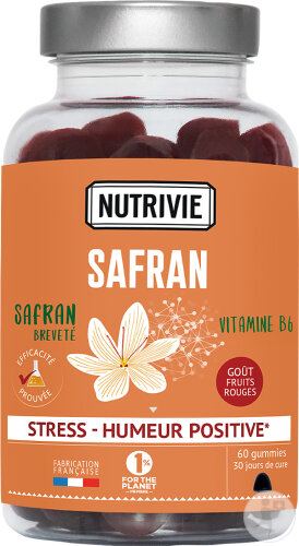 Nutrivie Gummies Safran Breveté 60 Pièces