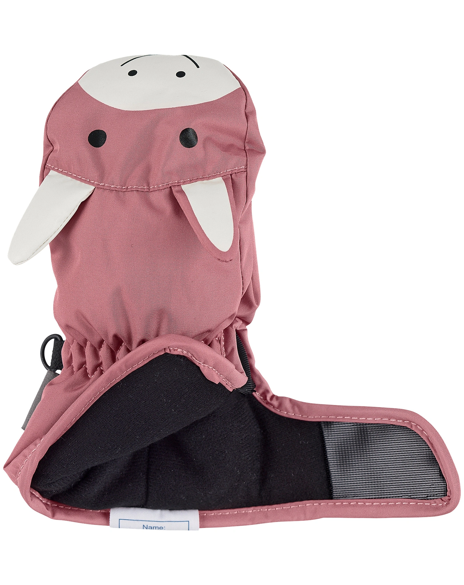 Fäustlinge EMMI mit Klett gefüttert in rosa