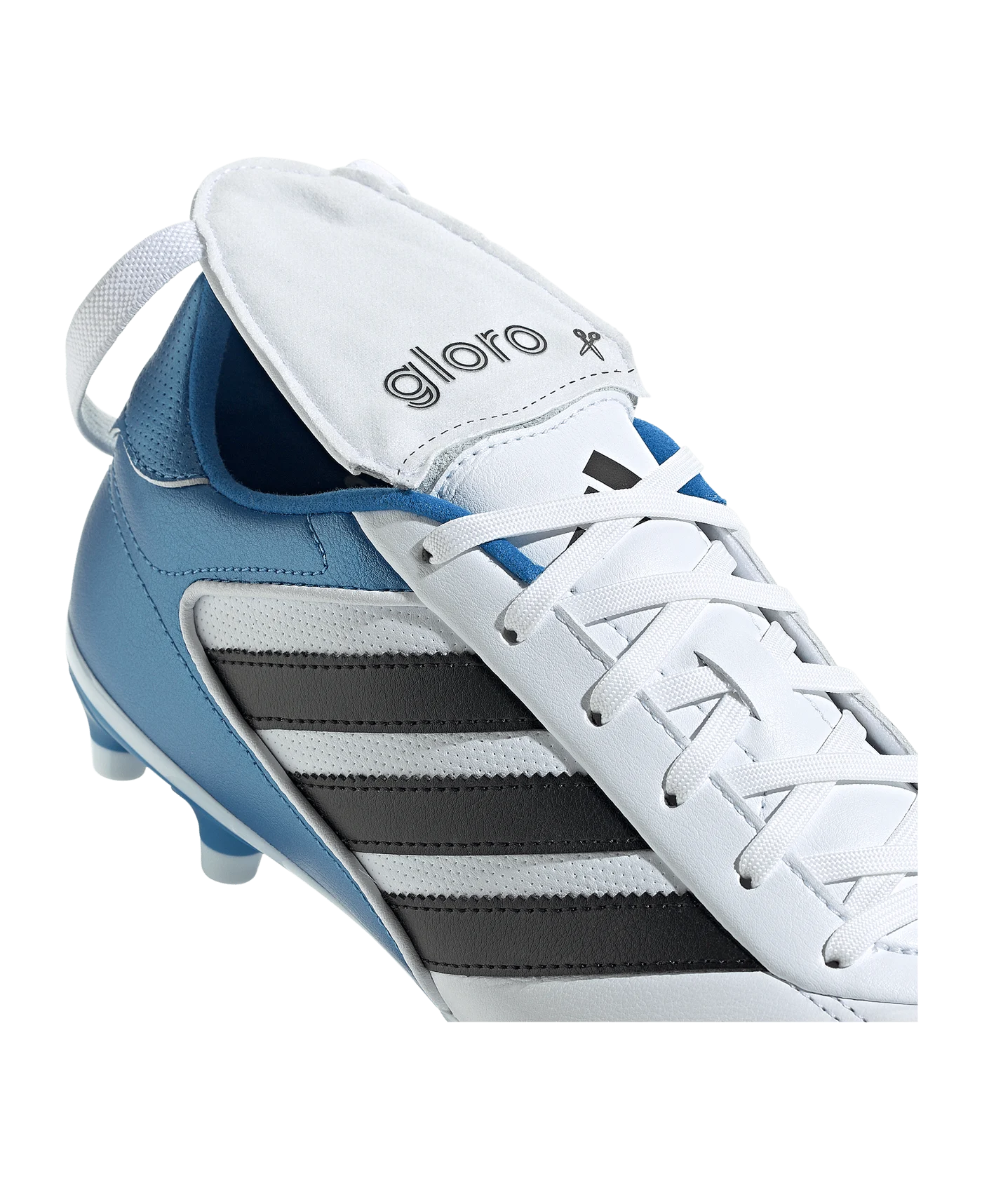 adidas COPA Gloro II FG Weiss Schwarz Blau