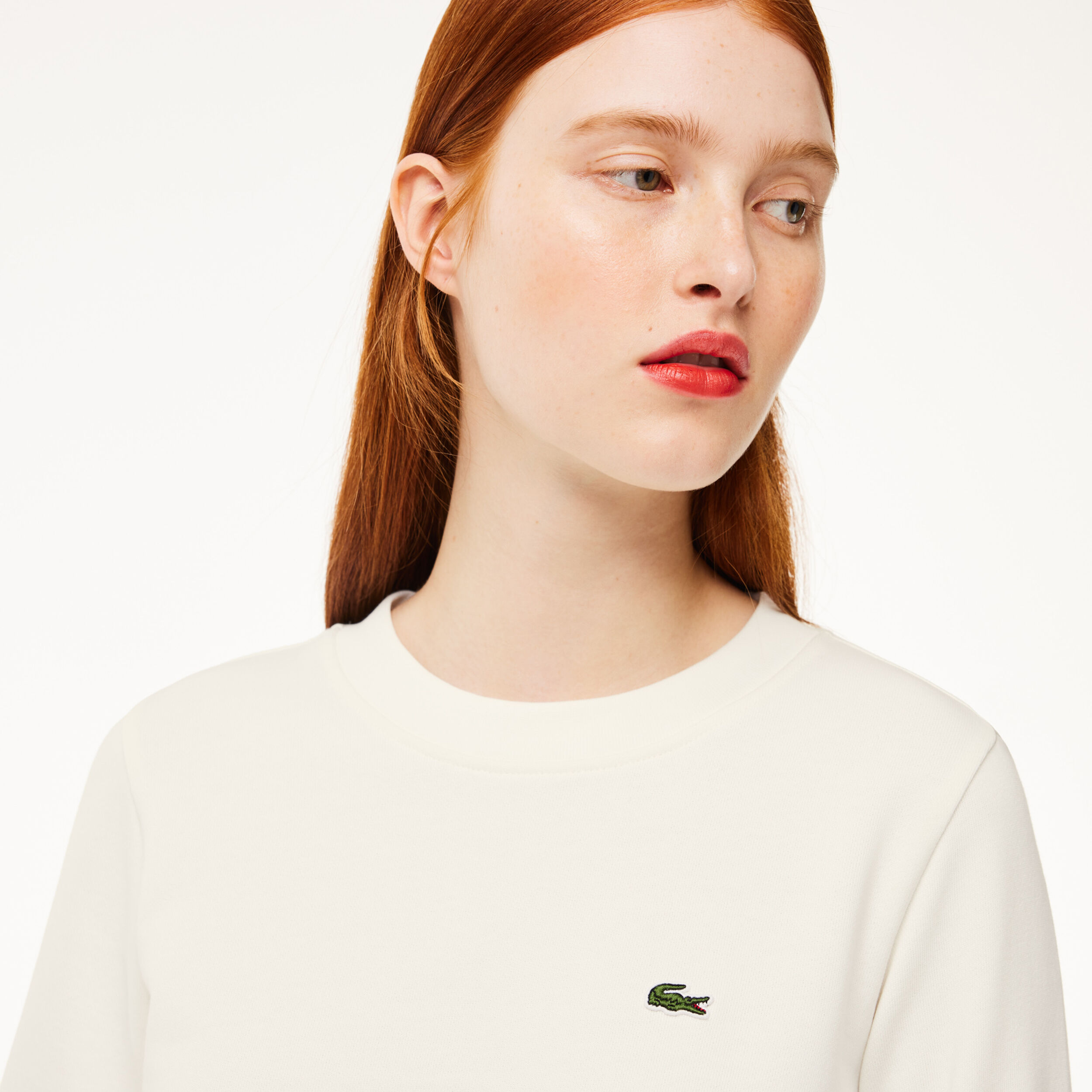 Lacoste Sweat-shirt Femmes - Blanc