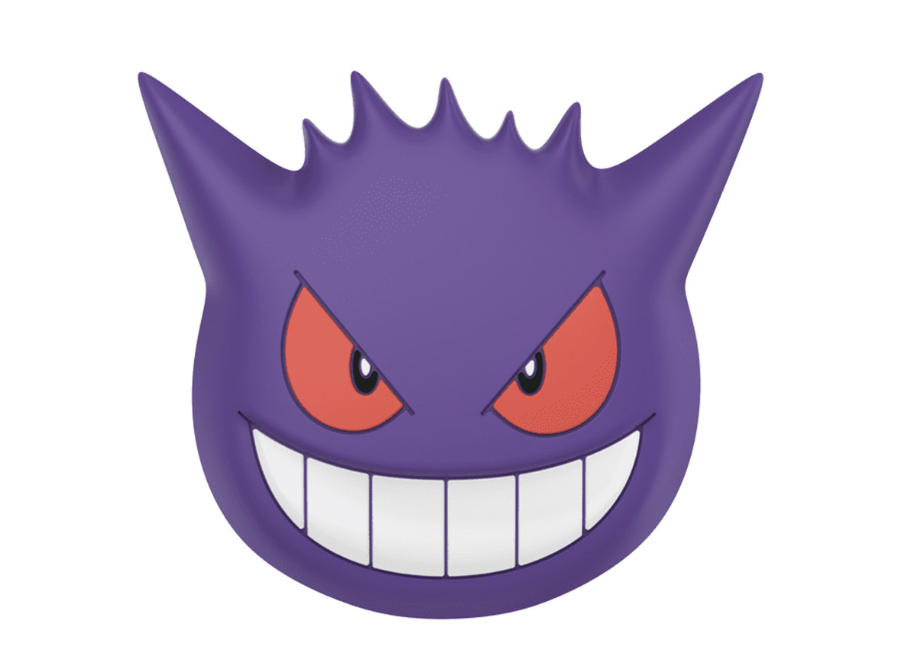 PopGrip Premium Finger Griff Halterung (Austauschbarer Top) für Smartphones / Tablets (11362) - Pokémon Gengar Face