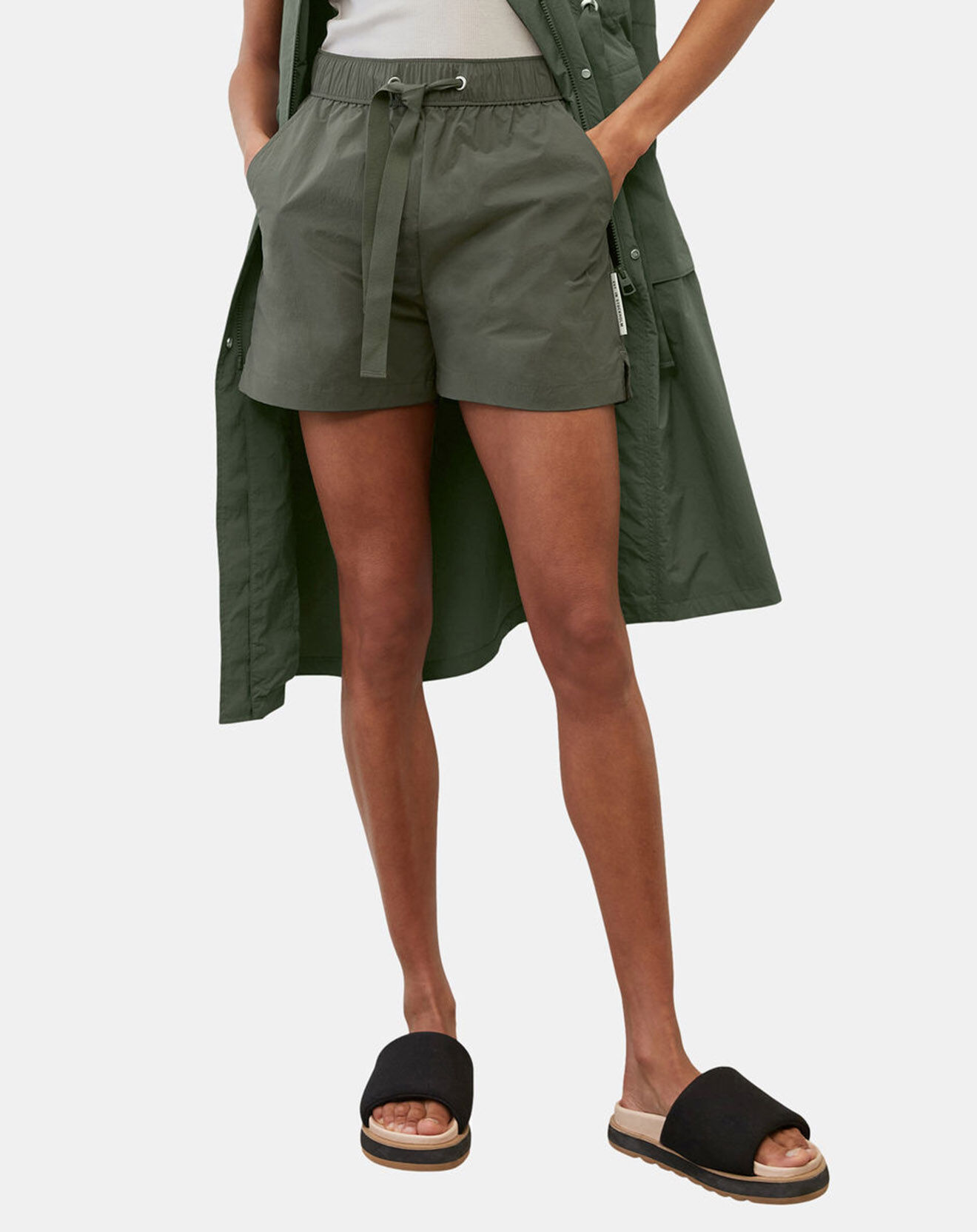 Marc O'Polo Short élastique Explorer kaki