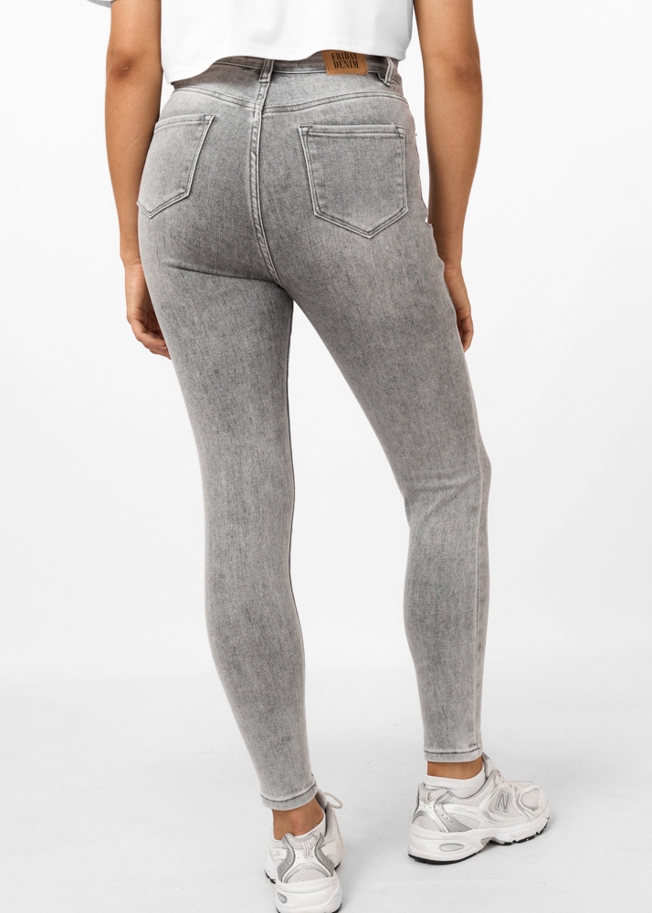 Skinny jeans grijs