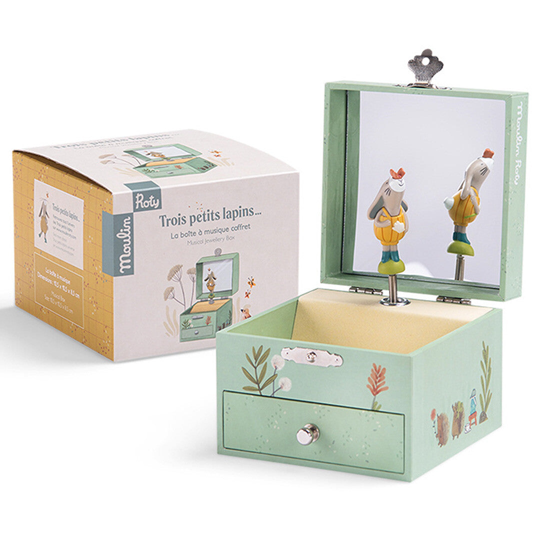 Moulin roty sieradendoosje trois petits lapins