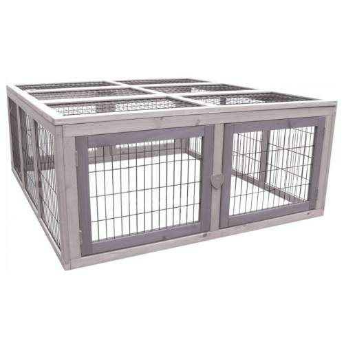 Gaiola para animais pequenos, cinza