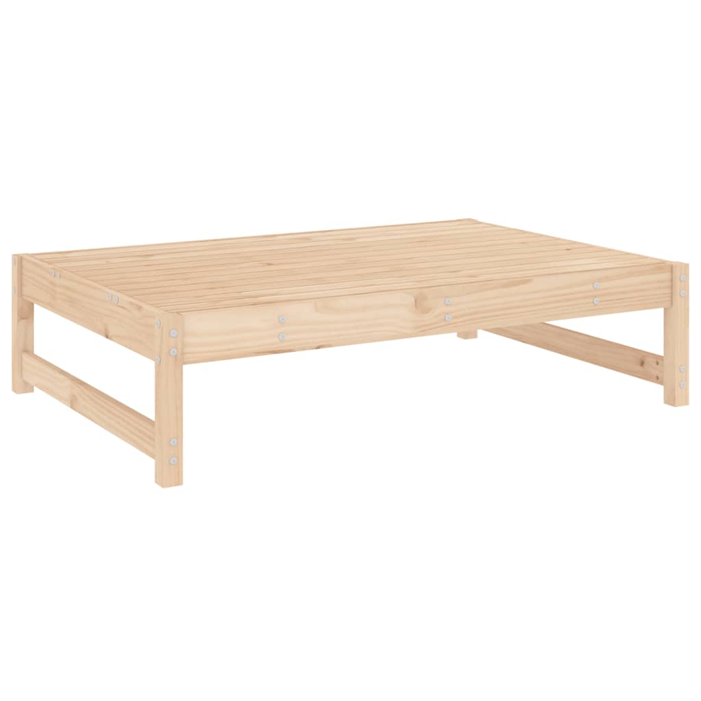 Salon de jardin 6 pcs bois de pin massif