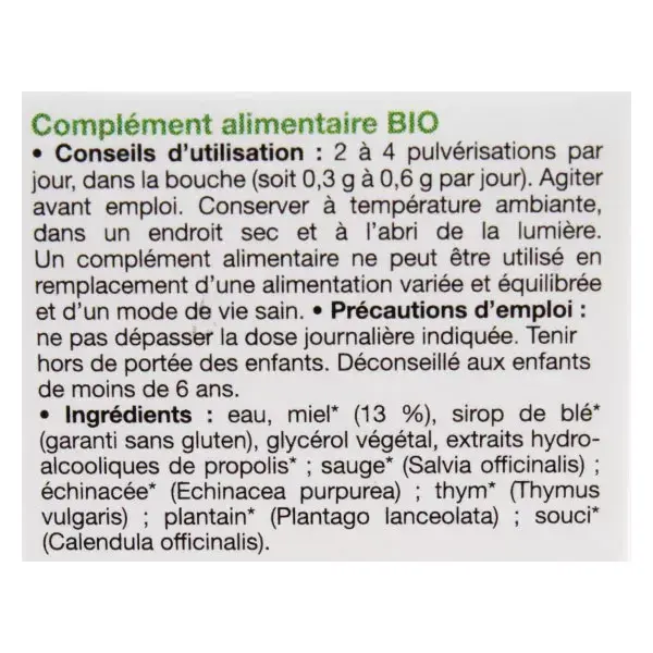 Spray Oral Orgânico de Própolis Ladrome 30ml
