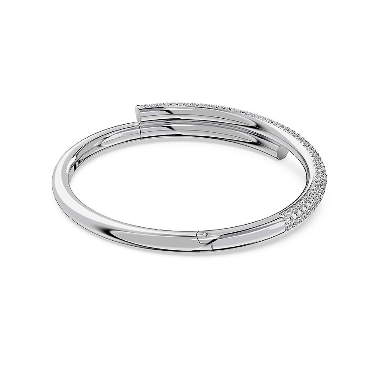 Bracelet-Jonc Swarovski Dextera Blanc Taille M