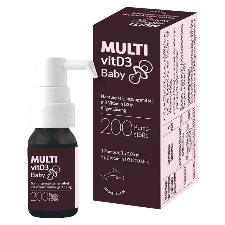 MULTIVITD3 Baby Pumplösung, 10 ml