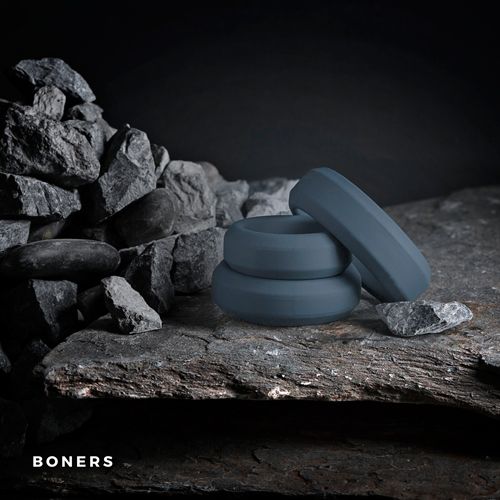 Boners - Penisring im 3er Set aus Silikon