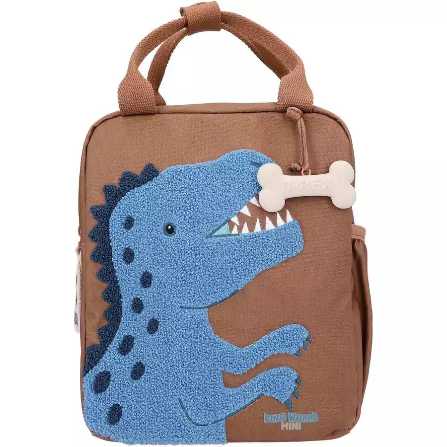 Depesche Rucksack Dino Mini Dino World 23 x 20 cm braun