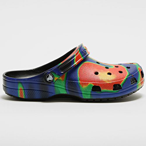 Claquettes Classic Solarized Clog Bleu Rouge