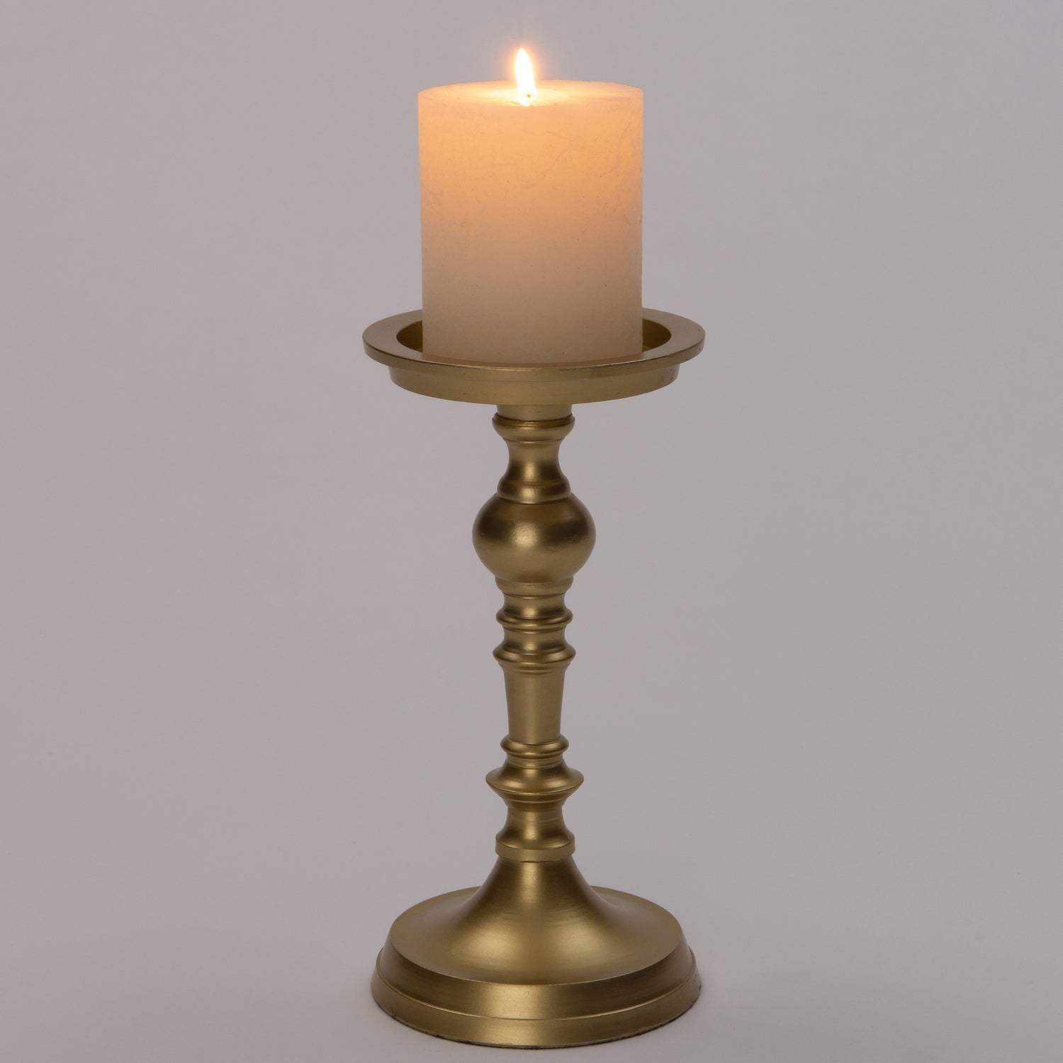 Intratuin kandelaar Jarvi goud D 10 H 21 cm