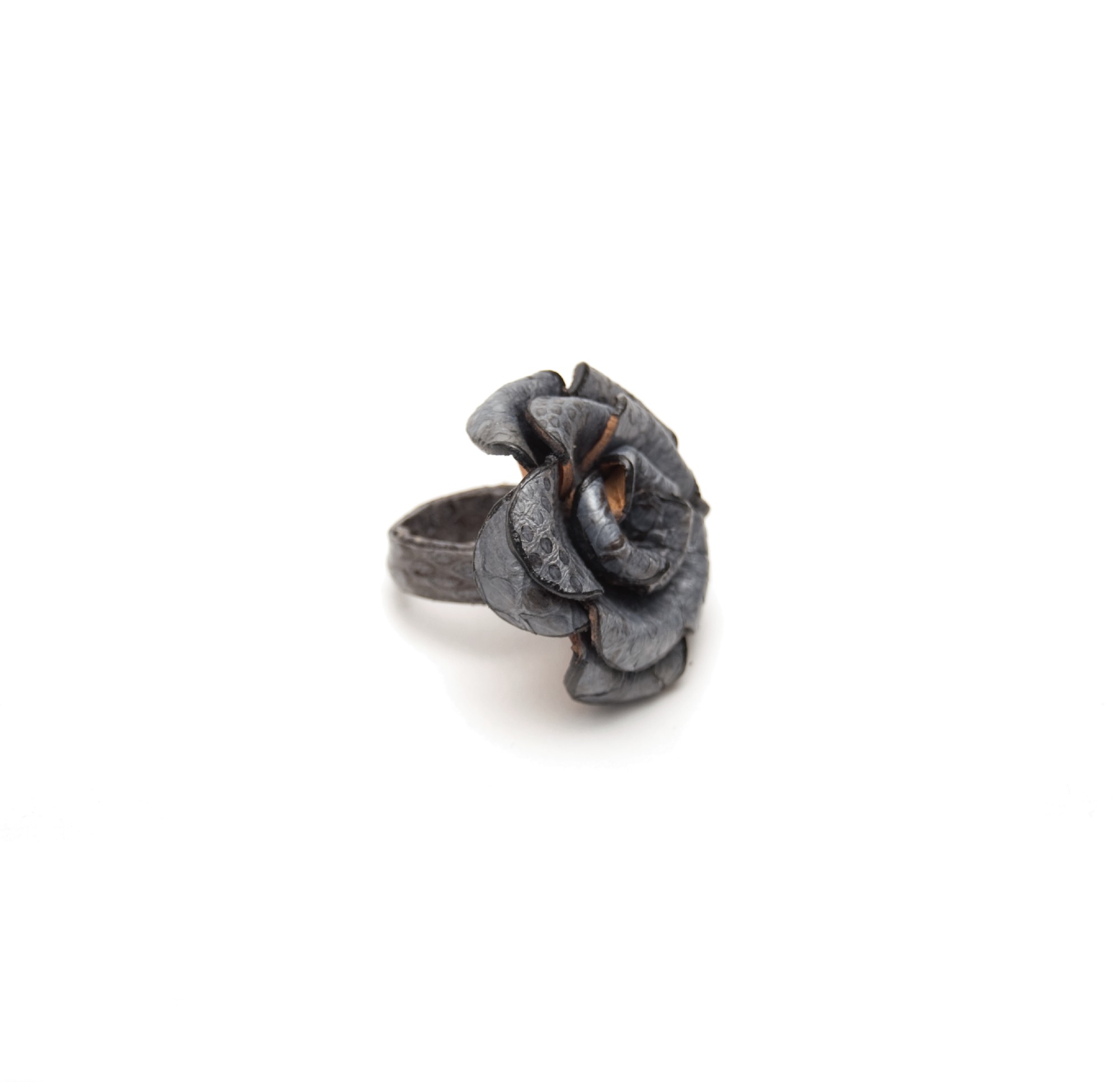 Ring Rose, grau, T 4 cm, B 4 cm, H 2 cm günstig bestellen