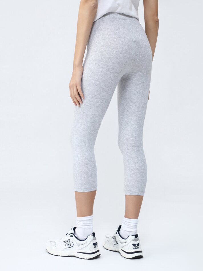 Conjunto com 2 Leggings Curtas - Azul Marinho