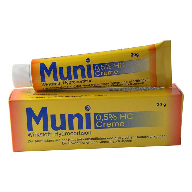 Muni 0,5% HC Creme, 30 g