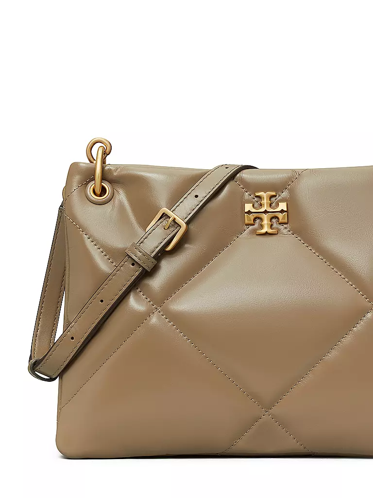 TORY BURCH Ledertasche - Umhängetasche KIRA Small beige