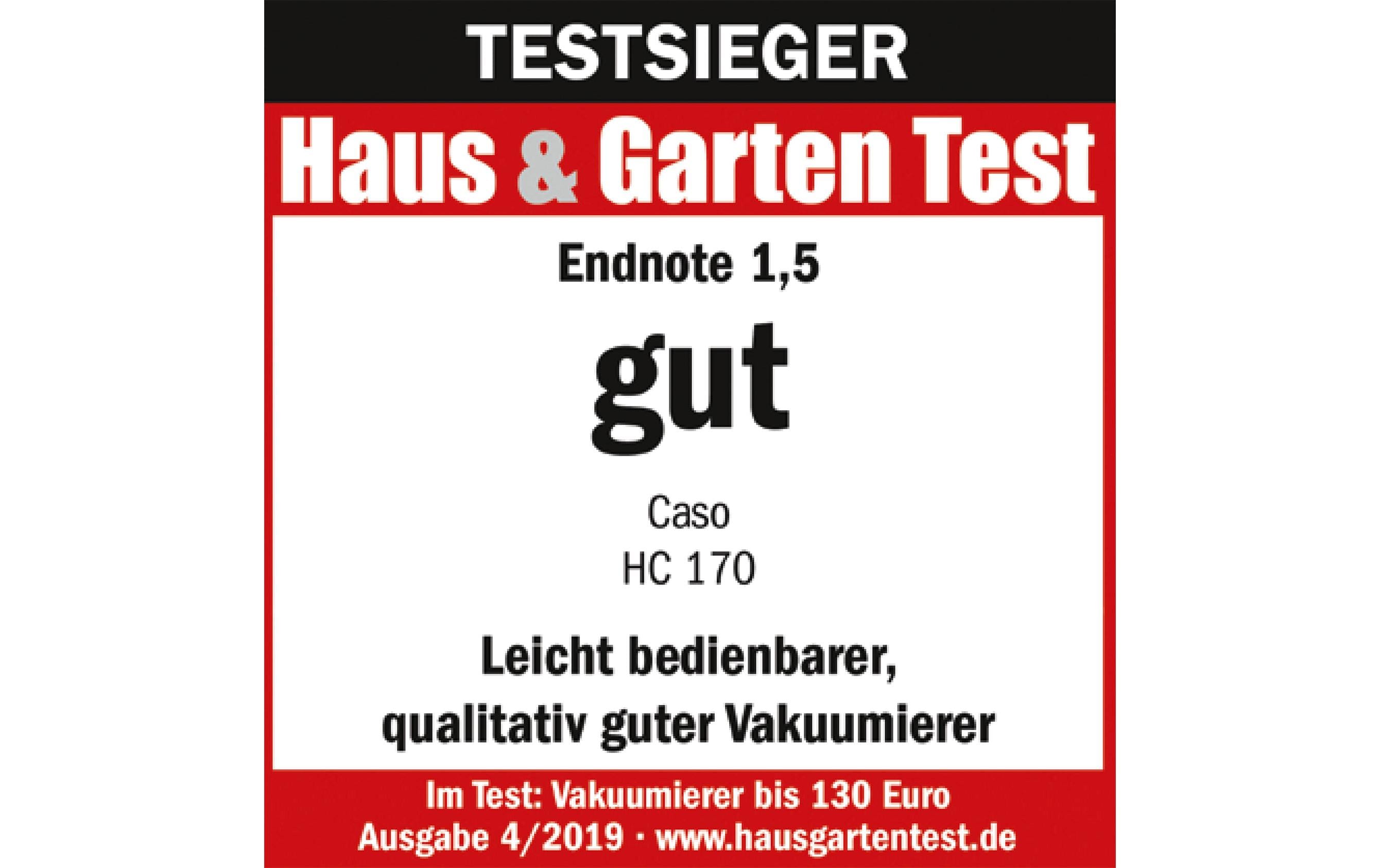 Vakuumiergerät HC 170 SchwarzAutomatisches Vakuumiersystem