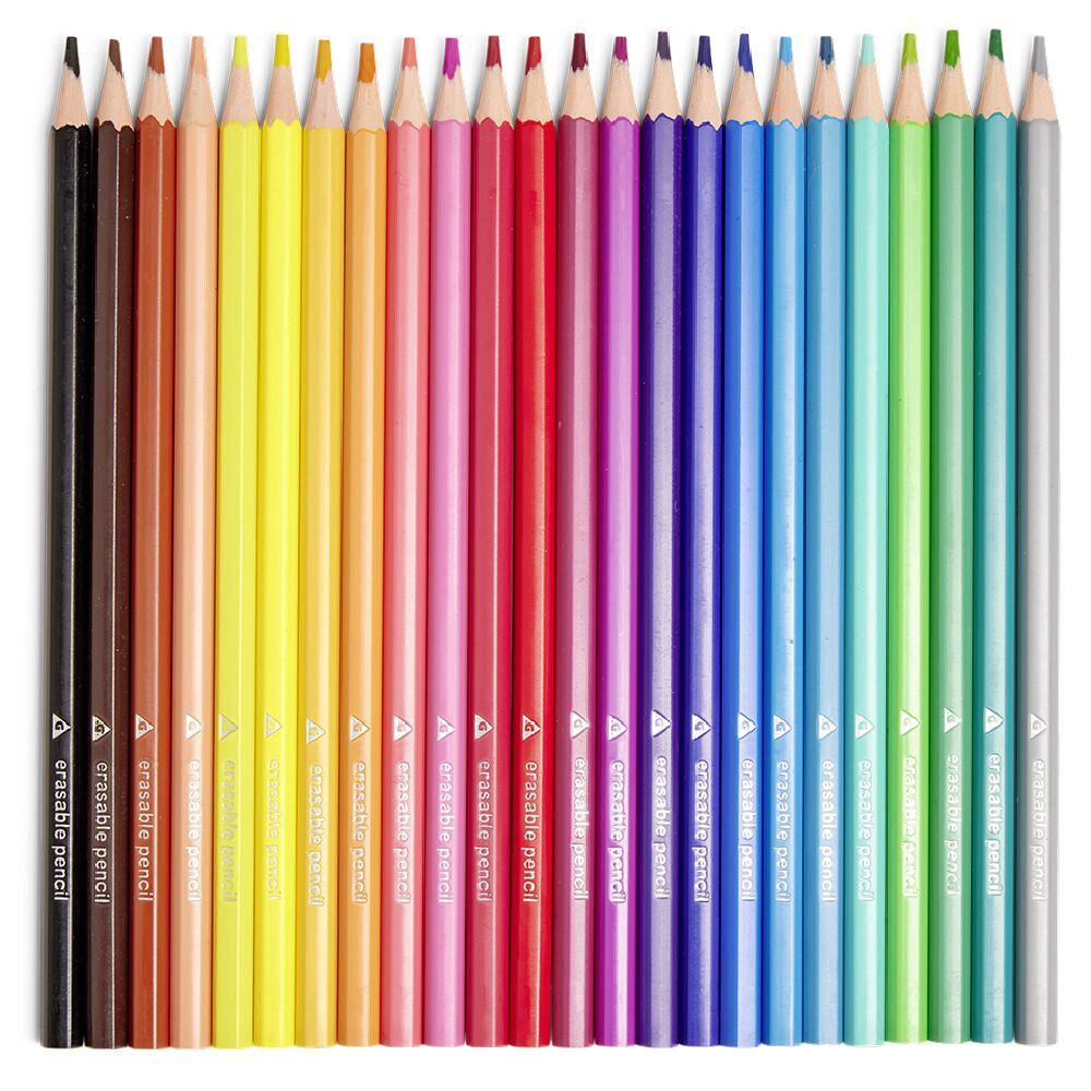 Lot de 24 crayons de couleur