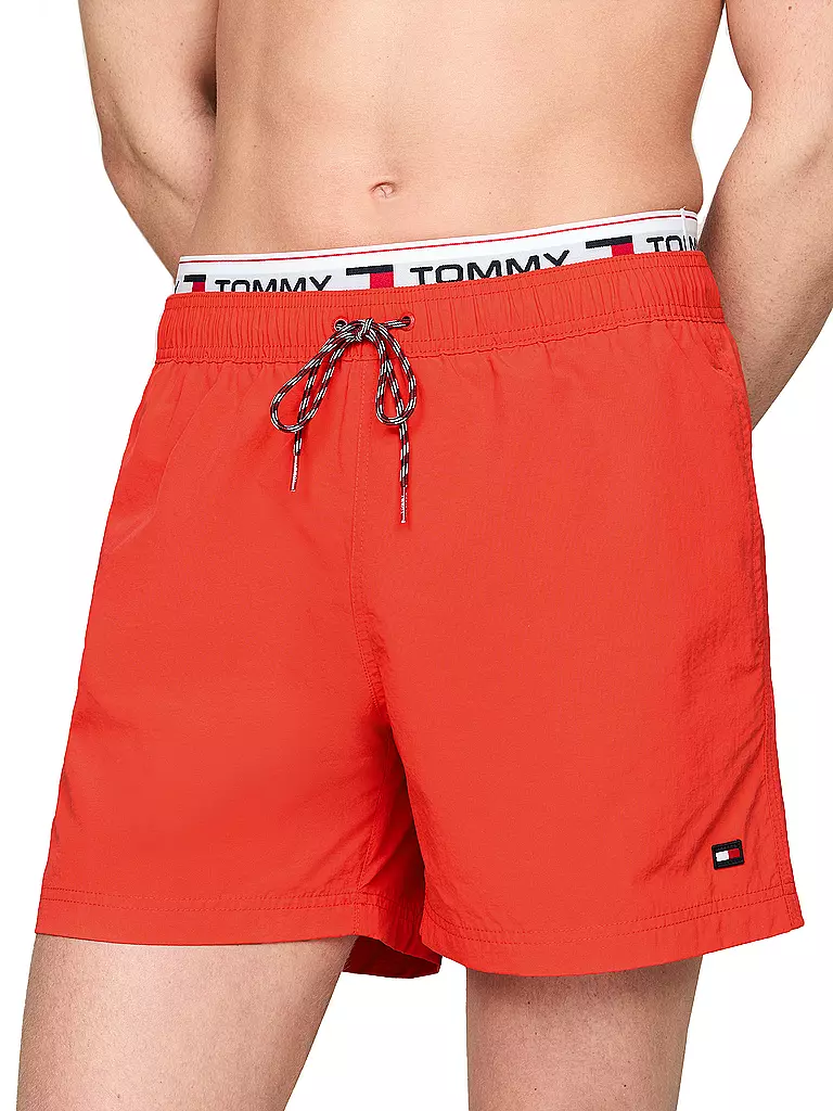 TOMMY HILFIGER Badeshorts rot