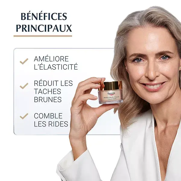 Creme de dia antienvelhecimento Eucerin Hyaluron Filler + Elasticity FPS 30 50ml