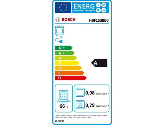 BOSCH - Four encastrable EcoClean HBF153BB0