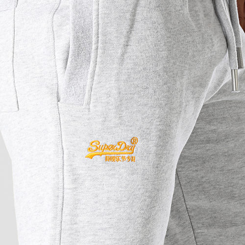 Short Jogging Vintage Logo Embroidery M7110395A Gris Chiné