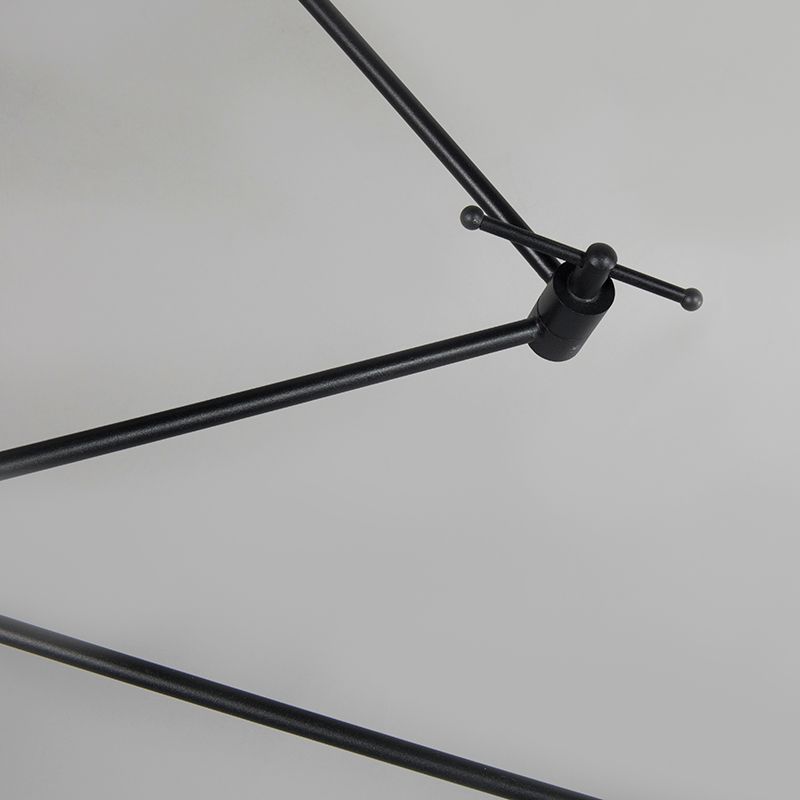 Hanglamp zwart met kap 35 cm groen verstelbaar 2-lichts - Blitz