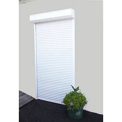 Volet roulant manuel alu direct Kaloi blanc 100 x h.220 cm