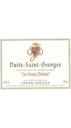 Domaine Jayer-Gilles Les Hauts Poirets 2011 Nuits-Saint-Georges Rouge