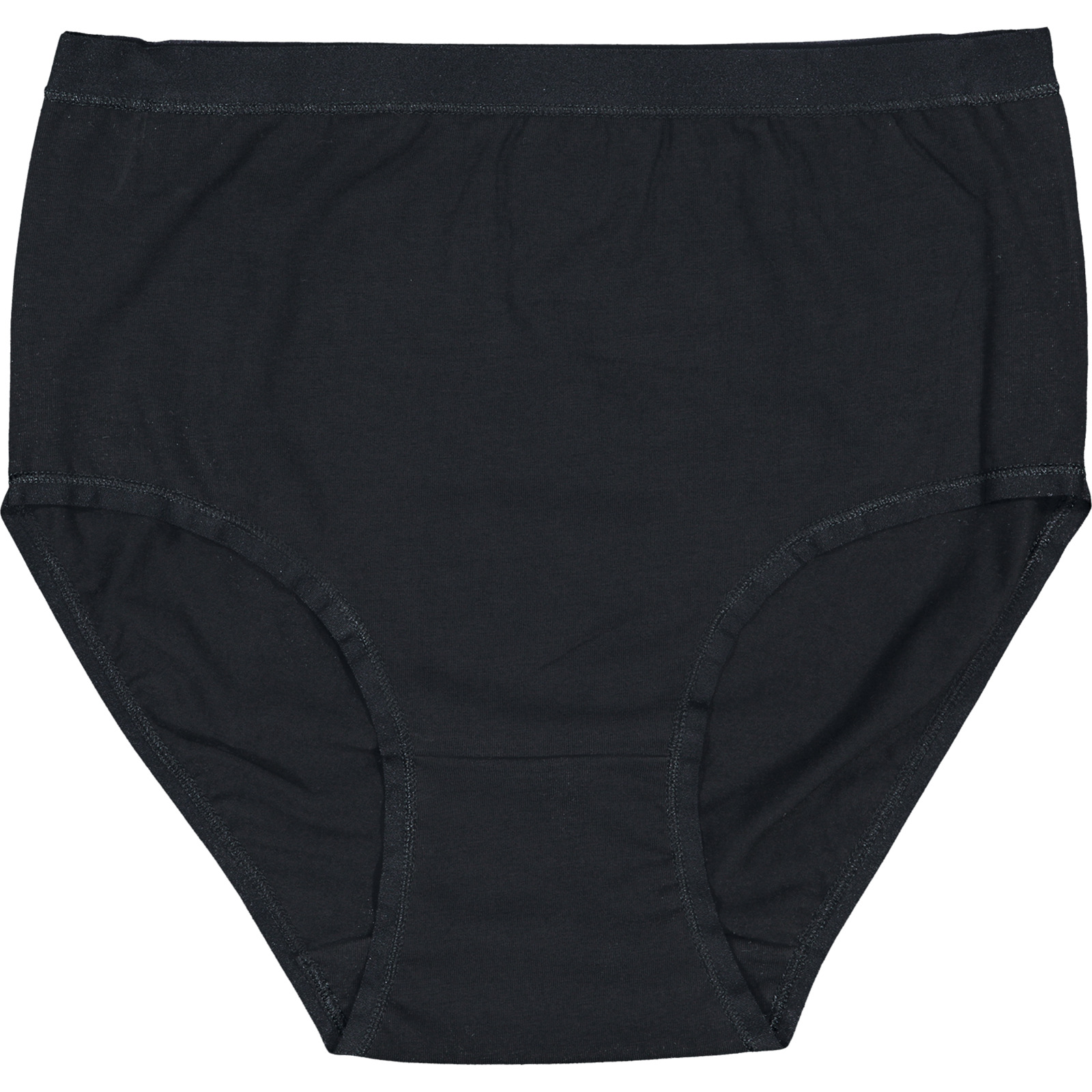 Damen Bio Comfort Slip 2er-Pack M, schwarz