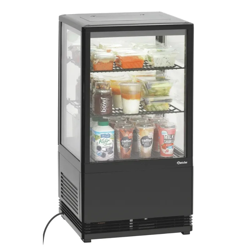 BARTSCHER - Mini vitrine réfrigérée 58L - Noir