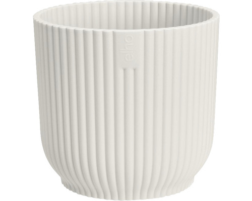 elho Vibes fold ronde mini plantenbak, kunststof, Ø 11,1 cm, H 10,5 cm, wit
