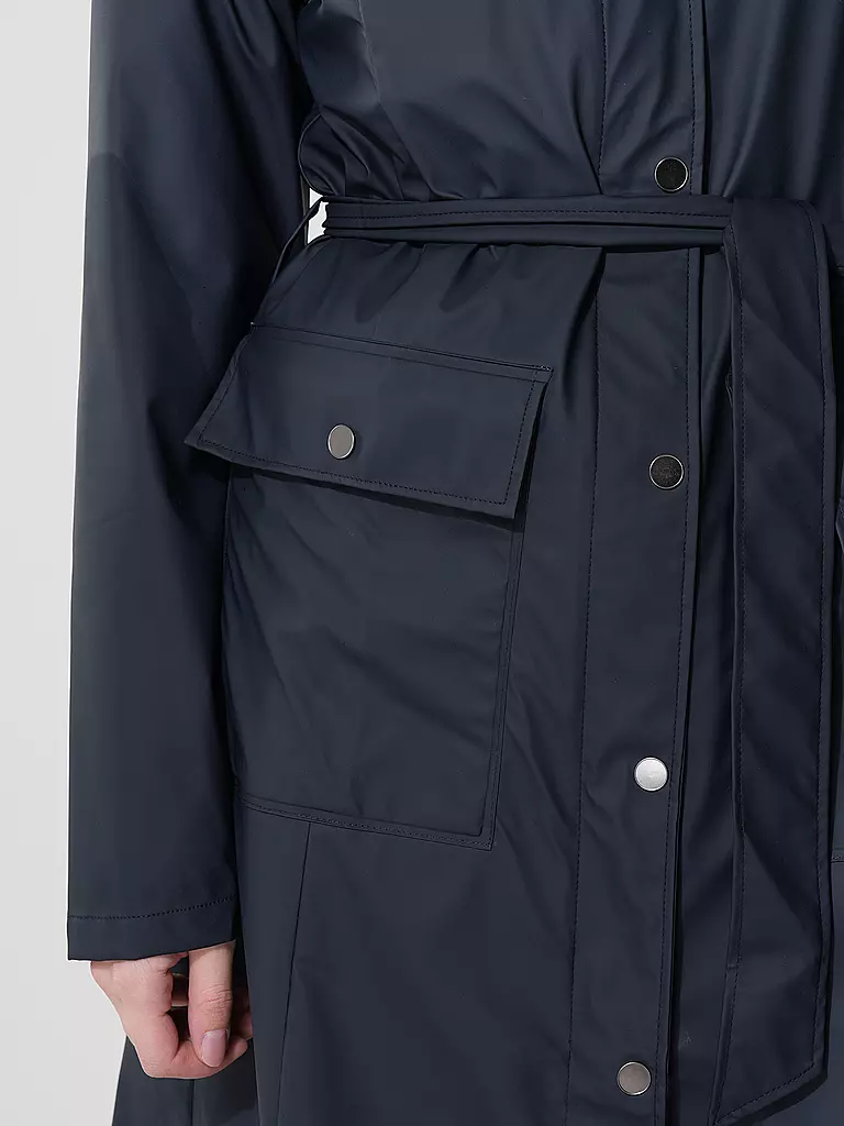 RAINS Regenjacke CURVE W JACKET  dunkelblau