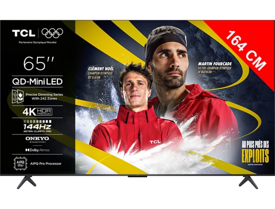 TCL - TV Mini LED 4K 164 cm 65C61K