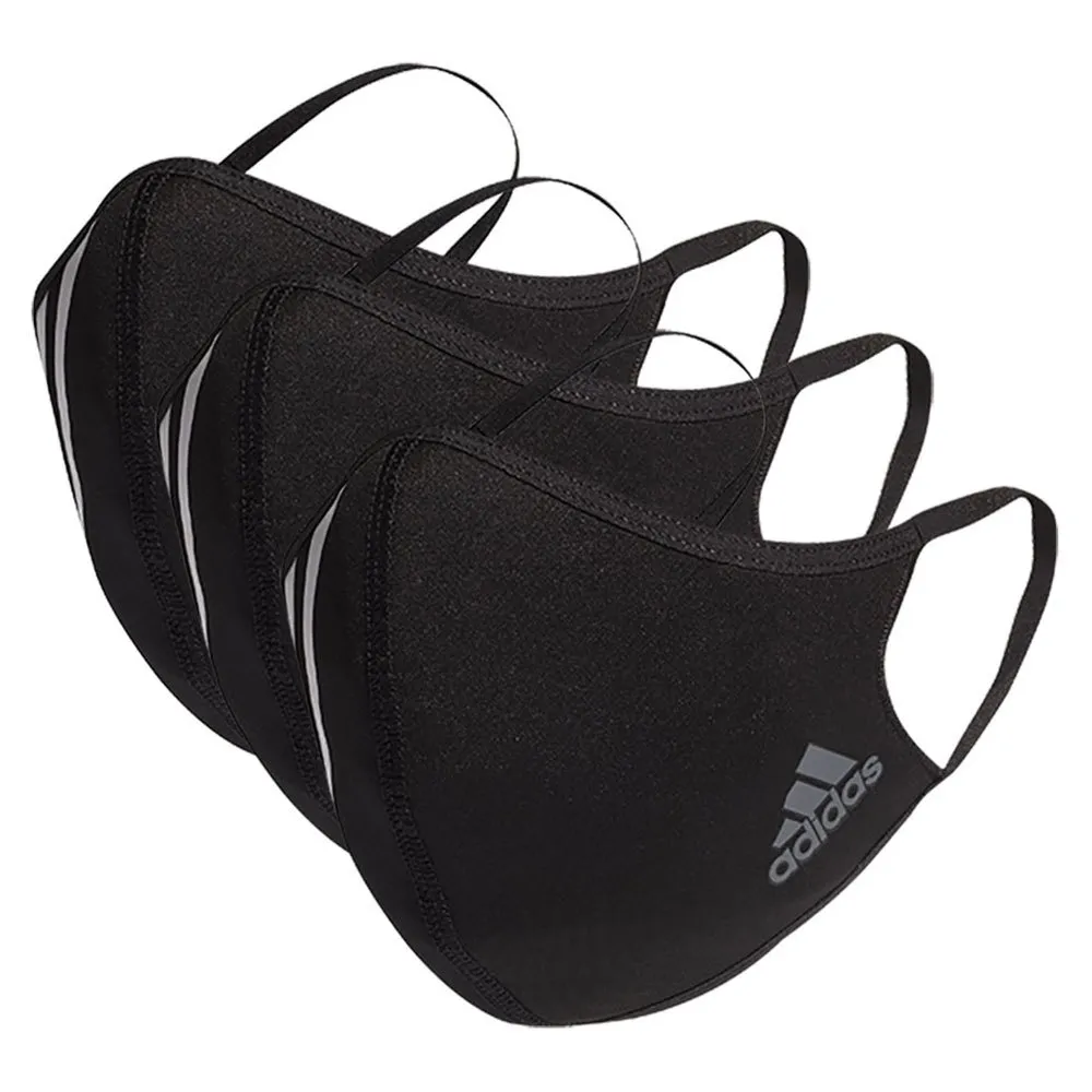 Máscara de proteção adidas 4 Stripes, pacote com 3 unidades
