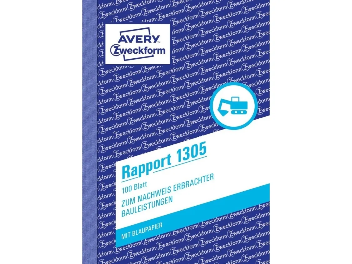 Avery Zweckform - Rapportblanket - 100 ark - A6