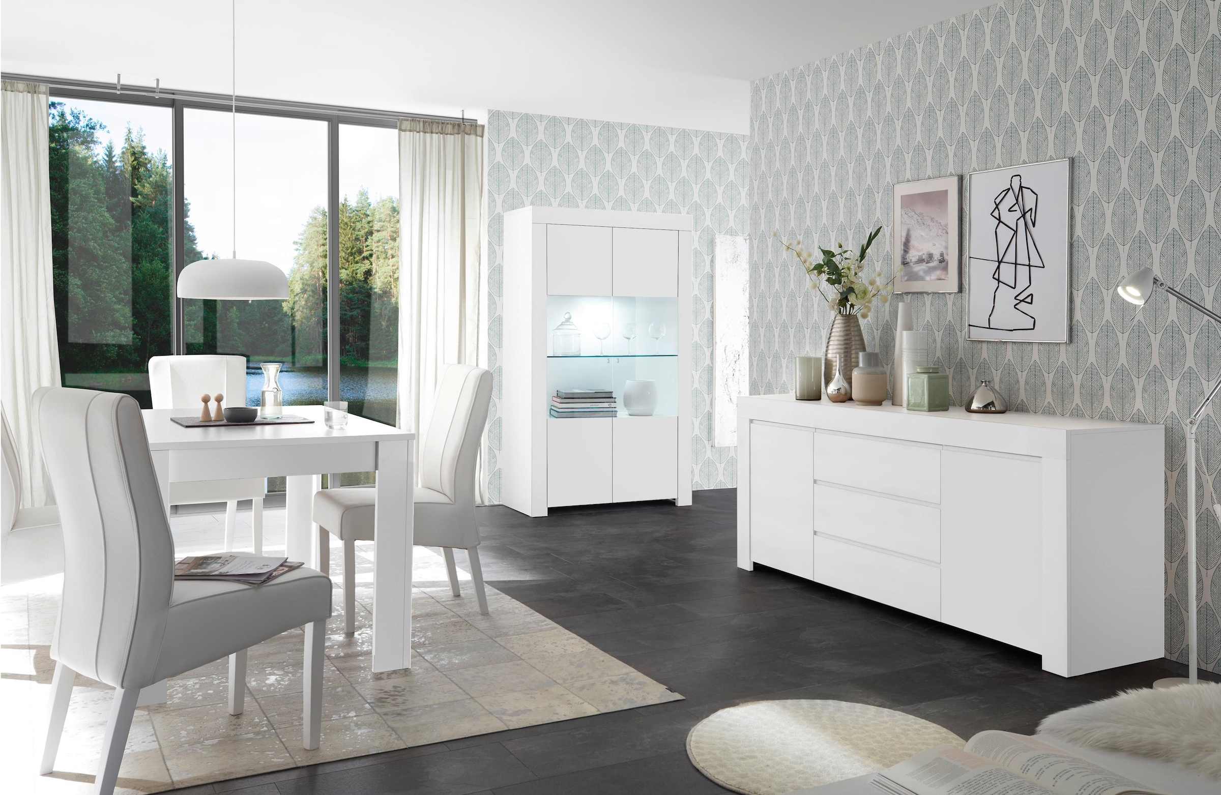 INOSIGN Esstisch »Firenze« Beite 137-185 cm, inkl. Ansteckplatte