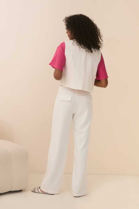 Lofty Manner witte dames gilet