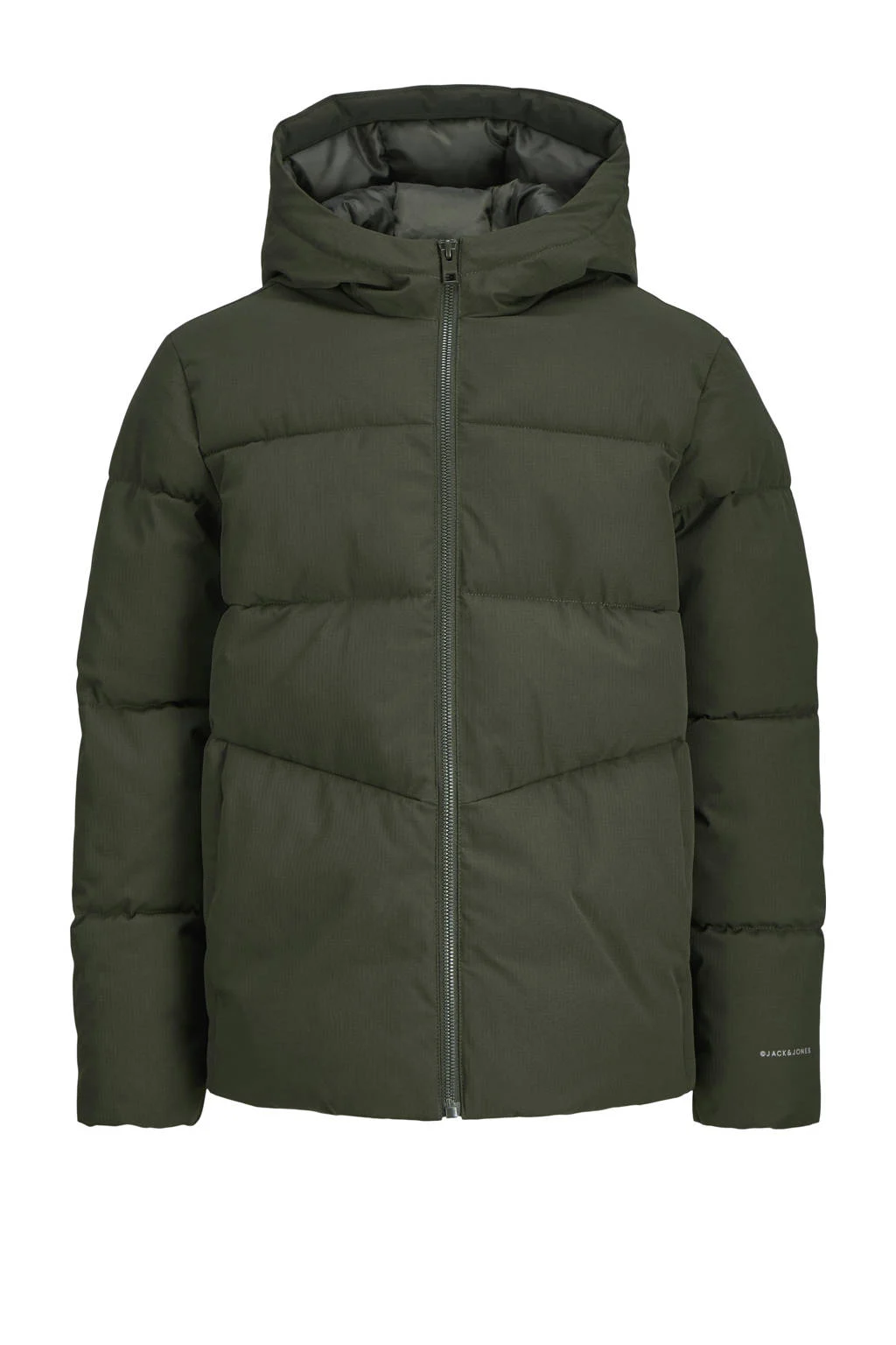 JACK & JONES JUNIOR gewatteerde jas donkergroen